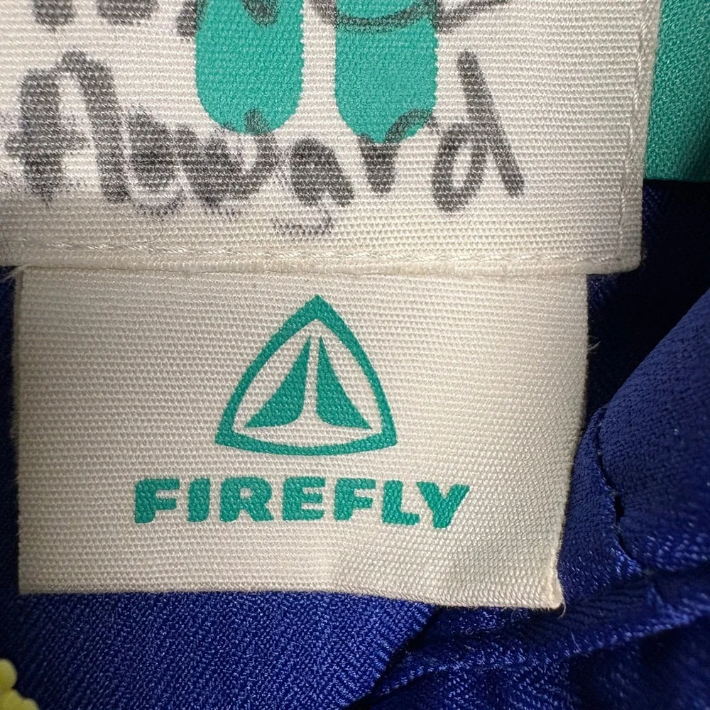 Firefly Girl's Hooded Winter Snowboard Ski Jacket, Blue with Yellow Zipper‎